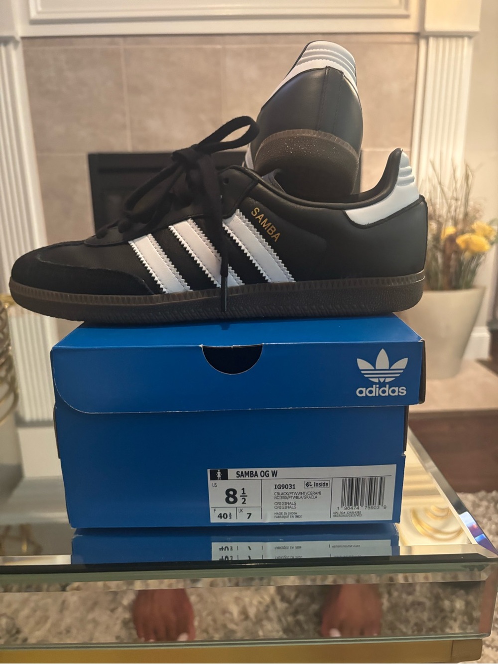 adidas Samba OG Black with White Stripes